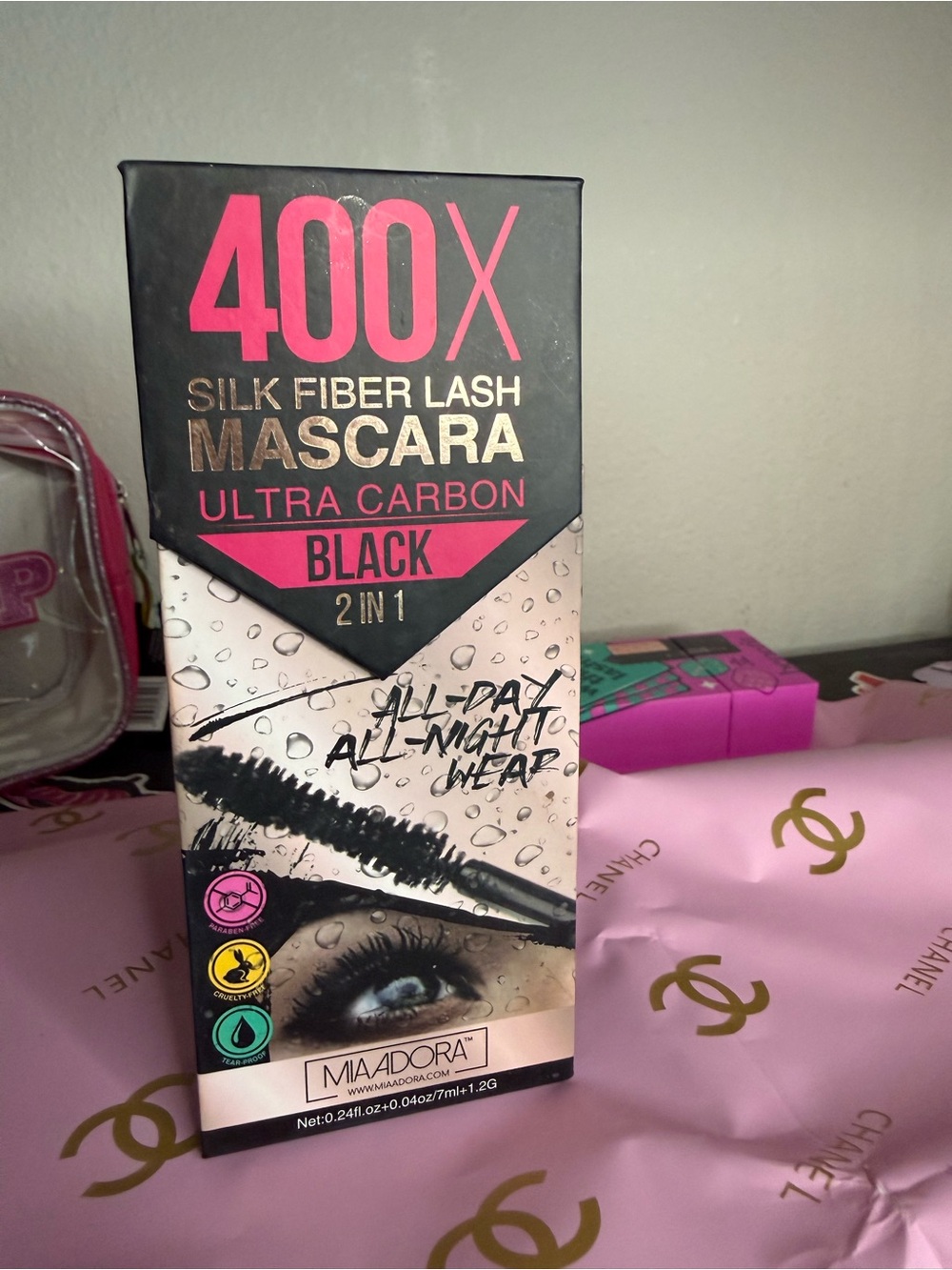 Mia Adora 400X Silk Fiber Lash Mascara - Black